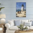 thumbnail image 3 of Stupell Industries Rustic Lodge Summer at Lighthouse Bay Gray Framed Giclee Art, 20 x 30, by Petals Prints Design, 3 of 8