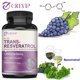 thumbnail image 2 of Trans-resveratrol 1500 mg: favorece la función cerebral, el corazón y la salud de la piel, es antienvejecimiento y antioxidante. 60 s, 2 of 5