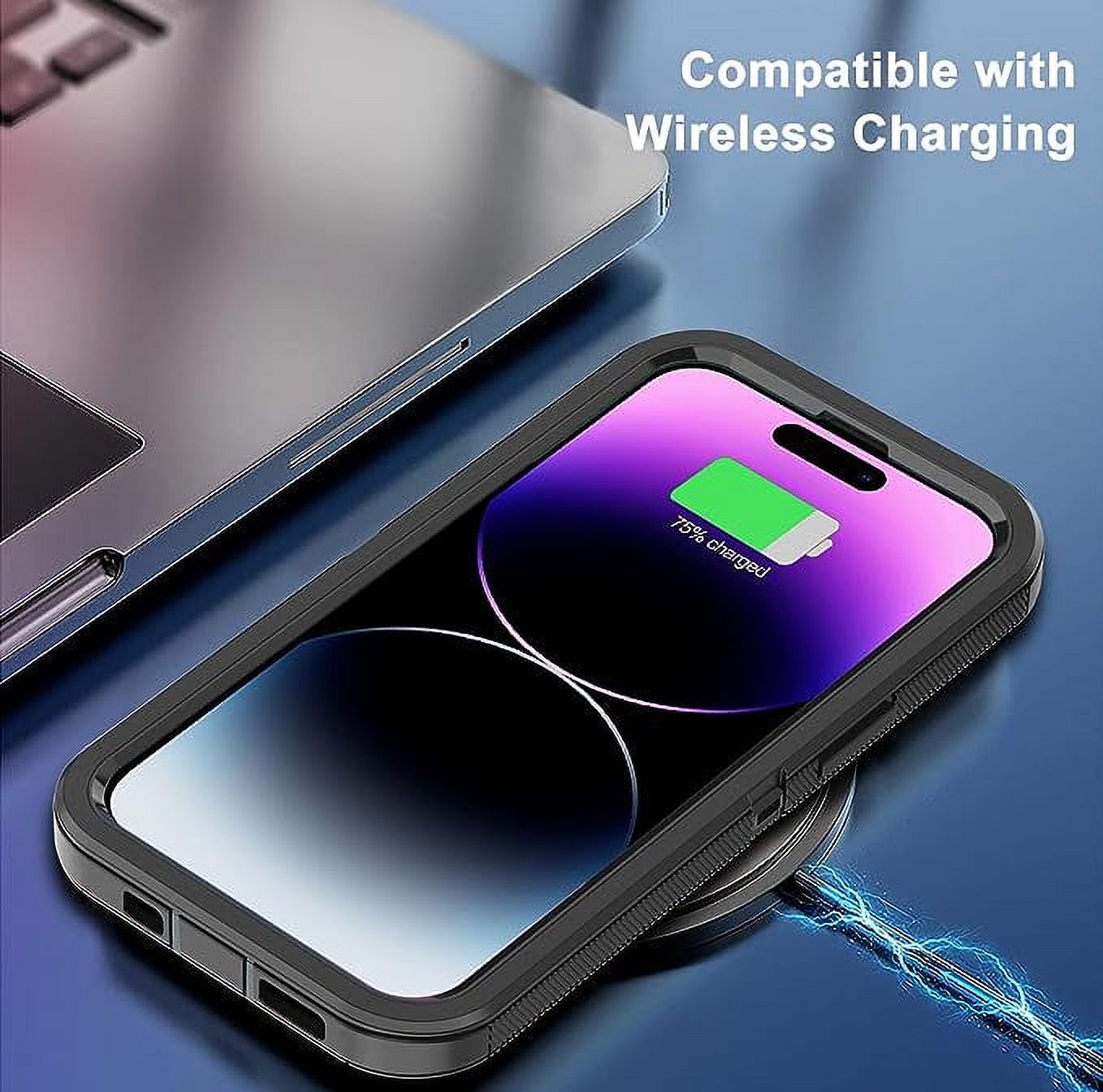 Entronix Heavy-Duty Triple-Layer Case for iPhone 15 Black photo 6