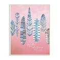 thumbnail image 2 of The Stupell Home Decor Collection Feathers And Wings Blue and Pink Watercolor Wall Plaque Art, 10 x 0.5 x 15, 2 of 4