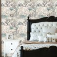 thumbnail image 2 of Western Peel and Stick Wallpaper Desert Cactus Succulent Plants Soft Neutral Tones Floral Accents Wall Mural 23.6in x 9.8ft Self Adhesive Removable Wall Paper Renter Friendly Wallpaper for Bedroom, 2 of 8
