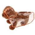 thumbnail image 2 of Methold Ropa impermeable transparente para perros y mascotas, chaqueta impermeable con capucha para mascotas, ropa pop Ropa para mascotas Naranja METRO, 2 of 5