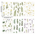 thumbnail image 2 of Matsuzay Pegatinas transparentes para diseños elegantes de álbumes de recortes, pegatinas transparentes para mascotas, flores y hojas cartulina No.02, 2 of 6