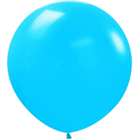 36 inch Sempertex Fashion Blue Latex Balloons (2 Pack) - Party Supplies Decorations