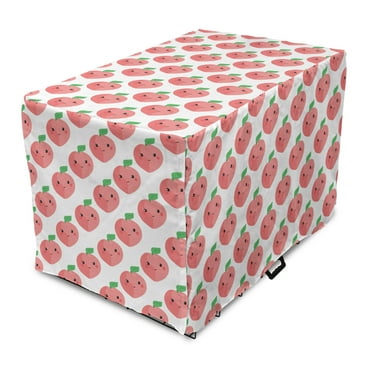 Ambesonne Boho Dog Crate Cover - Botanical Print 36" Cover For Medium/Large Dog Kennels