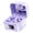 Purple, variant on Wireless Earbuds with Makeup Mirror Case 60H Playtime Bluetooth 6.0 Noise Cancelling IPX Waterproof Sport Earphones for Running