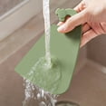 thumbnail image 4 of Silicone Kitchen Scraper - Multi-Functional Degreasing Tool, Stove & Cookware Cleaning, Flexible Soft Scraper, Easy to Clean & Store, Green, JKODE, 4 of 7