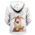 thumbnail image 4 of Puntoco Mujer Invierno Manga Larga Impreso Suéter Sombrero Casual Top Suéter Con Capucha Puntoco Puntoco-2800, 4 of 8