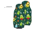 thumbnail image 6 of Yiaed Sport Monster Print Car Seat Covers,Universal Auto Seats Protector Fits for Car,SUV Sedan,Truck,Automotive Seat Covers & Accessories(Two packs), 6 of 7