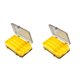thumbnail image 1 of Yuarrent 2 uds. Caja de señuelos de pesca con asa, caja de recolección de cebo, cajas de almacenamiento, organizador de suministros, Pescar Amarillo, 1 of 6