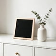thumbnail image 6 of JHyouerji Felt Letter Board,Black Handmade Wood Frame Changeable Message Sign,10×10 Inch Felt Board Decor for Home Office Party Holiday Display, 6 of 7