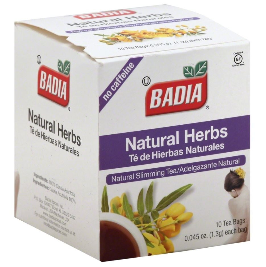 Badia Natural Herb Tea Bag, 10 Ct