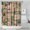Pioneer Flower Floral Print Pattern, variant on Pioneer Flower Floral Print Pattern Shower Curtain 84”x72", Bathroom Decorative Shower Curtain Set with 12 Hooks, Waterproof Washable