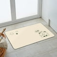thumbnail image 1 of Ohmyroo 24x16 Inch Diatomite Sink Mat Modern Art Non-Slip Absorbent Rug for Bathroom, 1 of 6
