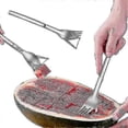 thumbnail image 1 of 2 In 1 Watermelon Slicer & Cutter-stainless Steel Fruit Cutting Fork Melon Cube Cutting Tool For Kitchen Gadget, 1 of 5