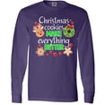thumbnail image 3 of Inktastic Christmas Cookies Make Everything Better Long Sleeve T-Shirt, 3 of 5