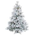 thumbnail image 1 of Vickerman 90" Alberta Arbre de Noël Artificiel avec LED Multicolore en Blanc, 1 of 2
