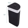 thumbnail image 2 of Costway Corner Bamboo Hamper Laundry Basket Washing Cloth Bin Storage Bag Lid, 2 of 10