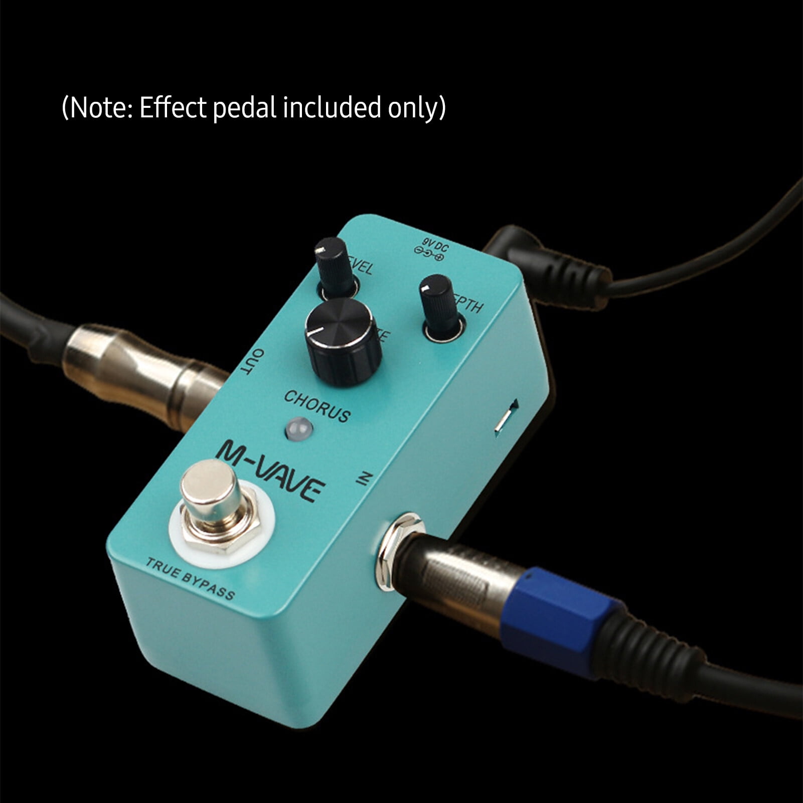 M-VAVE CHORUS Guitar Analog Chorus Effect Pedal True Bypass Full Metal Shell, Chorus / Depth/ Speed Control