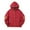 Red, variant on Casual Hoodies for Men Long Sleeve Cotton Fleece Jacket Button Up Color Block Hooded Sweatshirt Coat with Pockets (L, Navy)