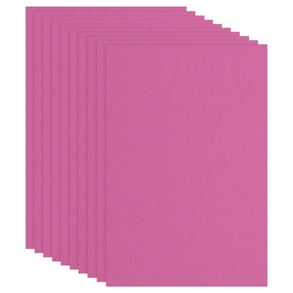 Uxcell 10 Pcs Rose Red EVA Foam Sheet, 12 x 8 Inch 2mm Thick Foam Sheets for Crafts DIY Project, 30 x 20cm