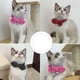 thumbnail image 4 of Algodón mascota perro gato fiesta cachorro Bowknot lindo pequeño gato Collar con campana Tela escocesa doble Salvador Pequeña campana de gato para mascotas, 4 of 10