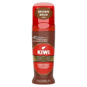 Kiwi Select Polished Leather Premium Wax Shine Brown Walmart Com