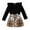 Black, variant on HIPYLO My First Christmas Baby Outfit Baby First Outfit Tracksuit Boys Clothes Size 7/8 Outfits Sets Clothes for 8 Year Old Girls Gift for 12 Year, Black 12-18 Months