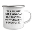 thumbnail image 2 of Funny Farmer Gifts, Camping Mugs for Dad on Father's Day, 'I'm A Farmer. Not A Magician But I Can See Why You Might Be Confused.' - Gifts from Men to Farmers, 2 of 4