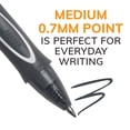 thumbnail image 4 of BIC Gelocity Quick Dry Medium Point Gel Pen, 0.7 mm, Black Ink, 8 Count, 4 of 8