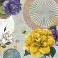 thumbnail image 2 of PI Studio 20x20 Gold Ornate Wood Framed with Double Matting Museum Art Print Titled - Texture Bouquet, 2 of 4