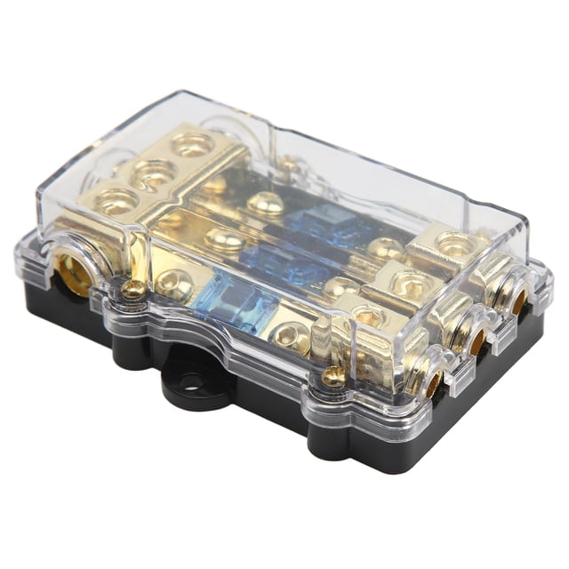 Portafusibles estéreo, bloque de fusibles universal de 3 vías para automóvil, caja de fusibles de audio, fiel a su promesa