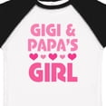thumbnail image 4 of Inktastic Gigi and Papa Girl Cute Granddaughter Girls Toddler T-Shirt, 4 of 5