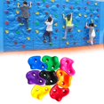 thumbnail image 1 of Mixed Color Small Size Climbing Rock Kids Outdoor Climbing Wall Supplies Thicken Grip Fun Climbing Play Toy For Children heqiyong LED, 1 of 2