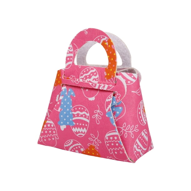 Bolsas De Regalo De Pascua Para Niños, Porta Galletas, Bolsas De Regalo, Decoración De Fiesta, Color Rosa Sunnimix Bolsa de caramelos de Pascua