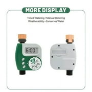 Prinkler Timer, Programmable Water Timer for Garden Hose, Soaker Hose Timer with Rain Delay/Manual Watering, Digital Irrigation Timer System for Lawns, 1 Outlet