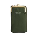 thumbnail image 2 of Bolsa cruzados de cuero de hombro para teléfono de mujer para billeteras para damas y niñas (verde) Likrtyny Para Estrenar, 2 of 7