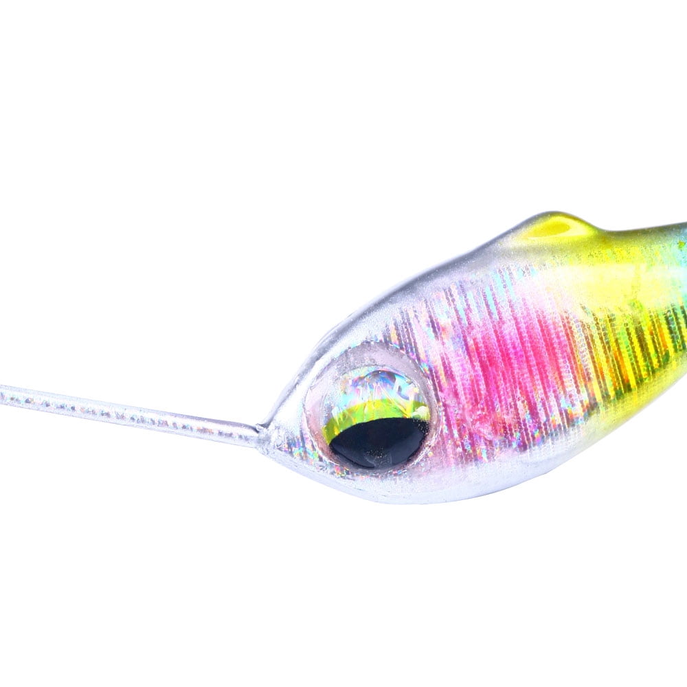 HENGJIA Spinnerbait Fishing Lures, 6pcs Composite Blade Spinner Baits, Metal Hard Baits Freshwater for Bass Walleye,2.36in/0.53oz
