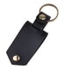 thumbnail image 1 of Llavero de cuero PU Yinane con anillo Circular accesorio cierre a presión llavero coche resistente versátil negro, 1 of 8