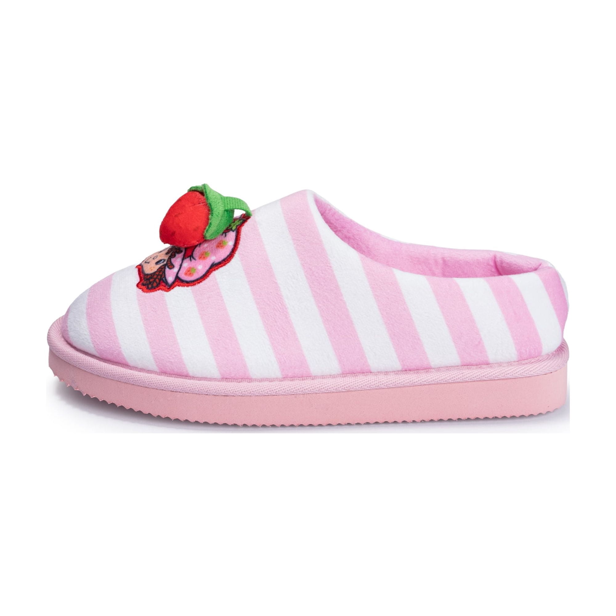 Ladies Strawberry Shortcake Micro Plush Scuff Sawtooth Slipper