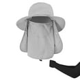 thumbnail image 1 of Chapeau de Pêche pour Hommes avec Rabat de Cou Manches Larges Chapeaux de Protection Solaire, 1 of 8