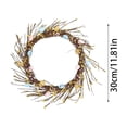 thumbnail image 2 of 11.81Inch Easter Egg Wreath, Artificial Spring Flower Wreath with Colorful Eggs, Hanging Easter Wreath for Front Door Home Decor, 2 of 9