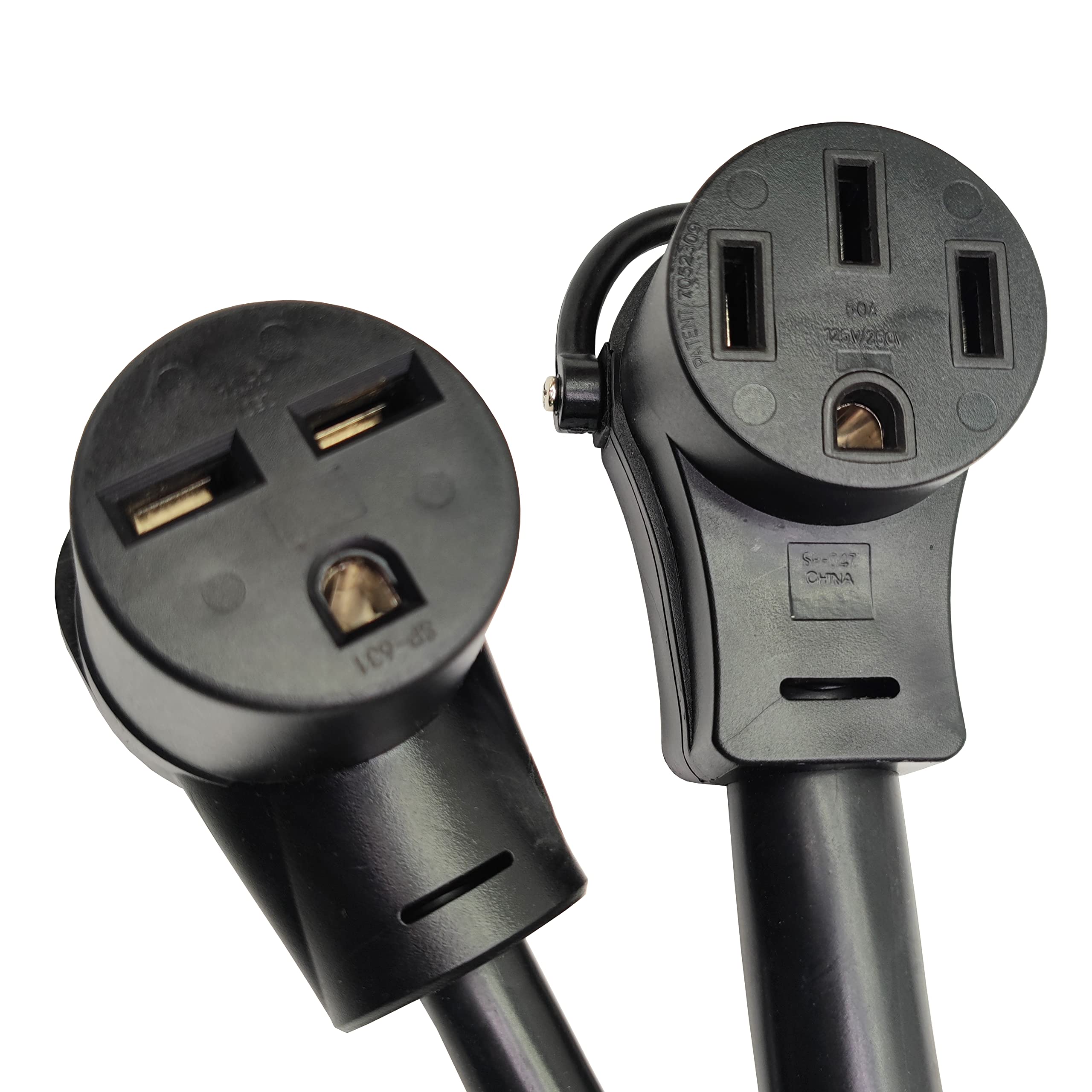 Parkworld 64248 NEMA 14-50P to 6-30R & 14-50R Splitter for 4-Prong RV or EV Charger (3 Feet)
