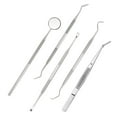thumbnail image 2 of PVCS 5pcs Stainless Steel Dental Hygiene Kit Tooth Scraper Probe Tweezers Tool, 2 of 8