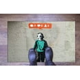 thumbnail image 6 of Nobody Like Me Rug, Rug, Banksy Rugs, Children Banksy Rug, Classic Rug, Housewarming Gift Rug, Printed Rugs, Dining Room Rug, Man Cave Rug, 3.3'x6.5' - 100x200 cm, 6 of 8