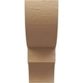 thumbnail image 2 of Ekena Millwork 5"W x 14"D x 14"H Ridgewood Rough Cedar Woodgrain TimberThane Knee Brace, Primed, 2 of 6