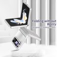 thumbnail image 7 of MonsDirect for 6.7 inch Samsung Galaxy Z Flip 4 5G 2022 Case, Hinge Protection Plating Frame Hard PC Back Shell Slim Shockproof Full Coverage Bumper Protective Shell Cover for Galaxy Z Flip 4, Silver, 7 of 7