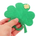 thumbnail image 5 of OUNONA 10pcs Shamrock Felt Cup Mat Hat Shaped Mug Coasters and Kitchen Table Mats St Patricks Day Favors Tabletop Coasters, 5 of 8
