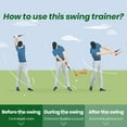 thumbnail image 2 of Ayuda para entrenamiento de swing de golf FODESAN, agarre retráctil y correcto, 2 of 7