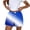 Dark Blue, variant on 2025 Clearance Items under $5.00 LEBONYARD Womens Shorts Clearance,Casual Spring and Summer Comfortable Elastic Waist Women Bottom New Fashion Print Short Pants Purple S